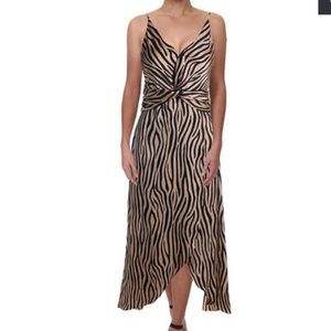 AQUA Animal Print Maxi Dress💐🌸🌸💐